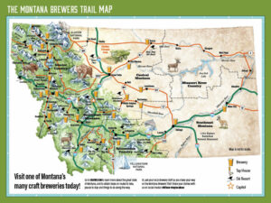 Montana Brewery Trail Map
